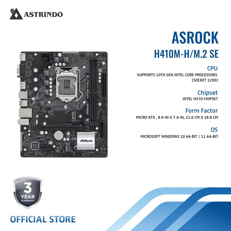 Motherboard Asrock Lga 1200 Motherboard Intel Asrock