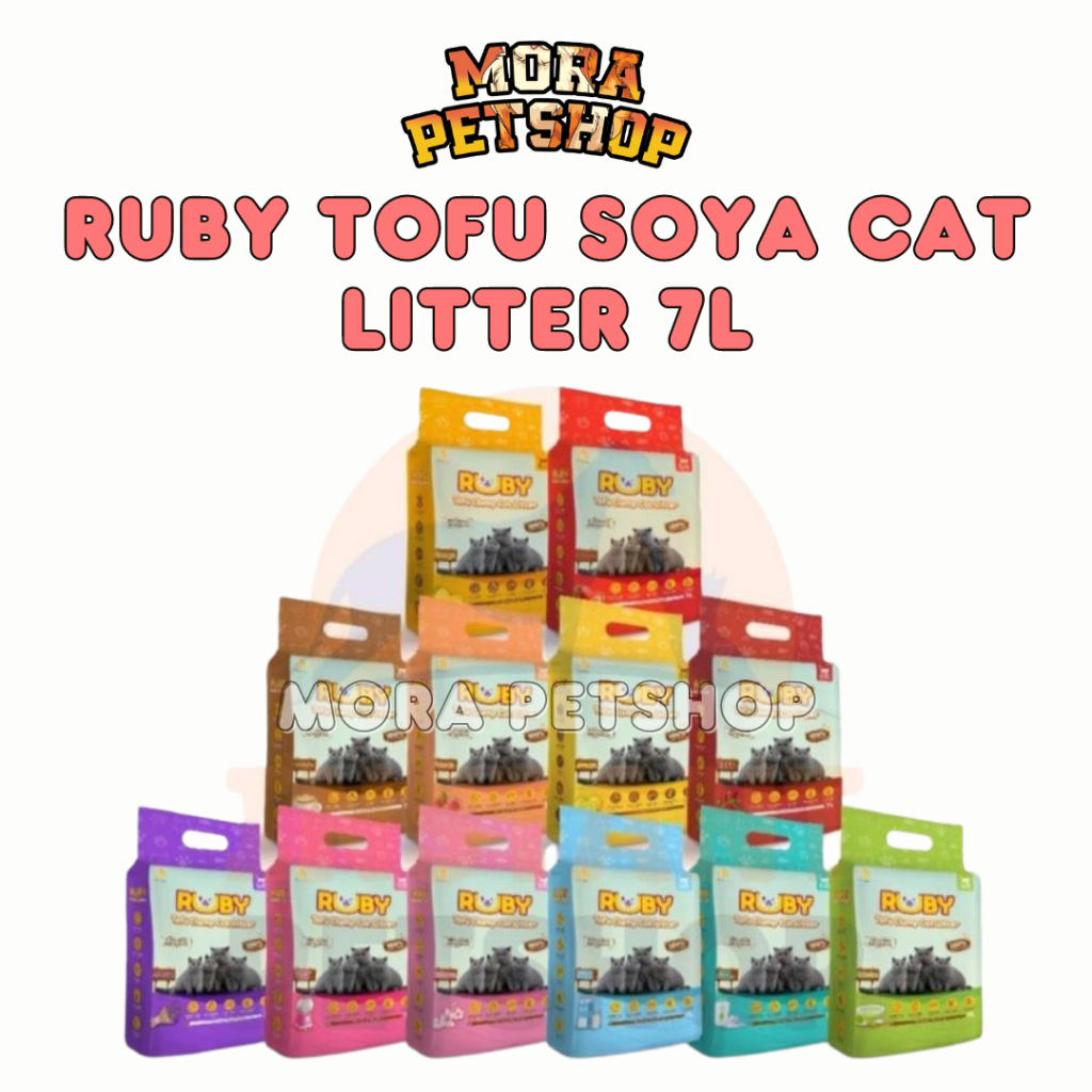 Jual Ruby Tofu Soya Premium Cat Litter 7L | Shopee Indonesia