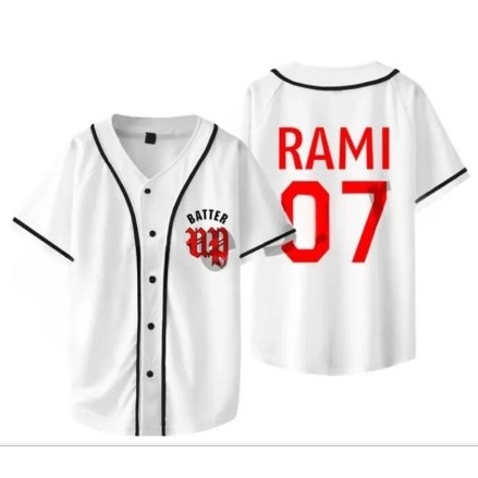 Jual Jersey baseball number BATTER UP PUTIH baby monster baju kpop ...
