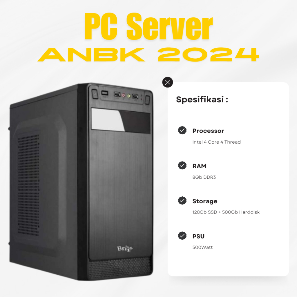 Jual Komputer Server UNBK AKM ANBK 2024 - Sesuai Rekomendasi Kemdikbud ...