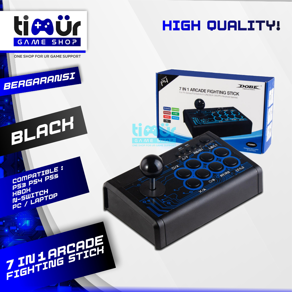 Jual Arcade Fighting Stick 7 in 1 For PS3 PS4 PS5 XBOX One Series