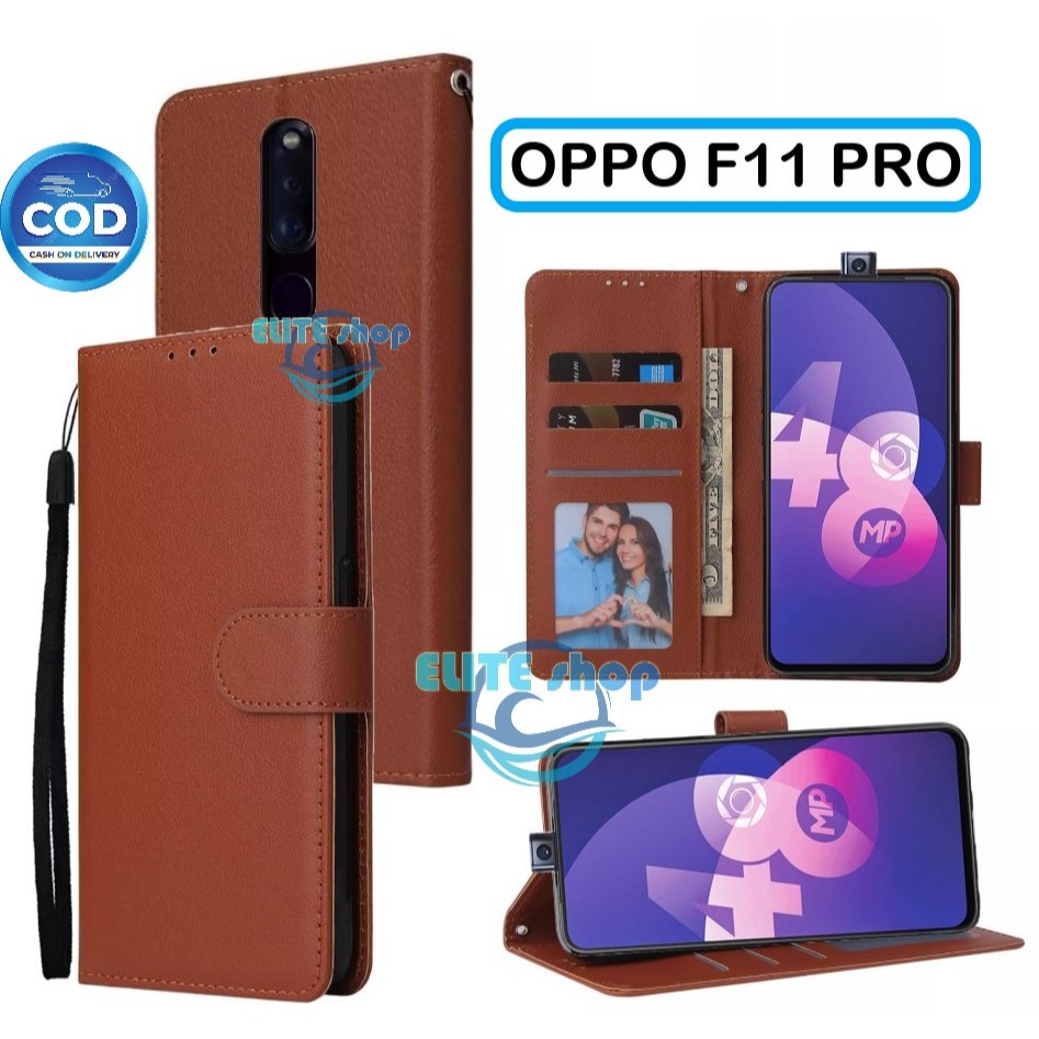 Pikkme Flip Cover Oppo F11 Pro Crystal Clear Oppo F11 Transparent