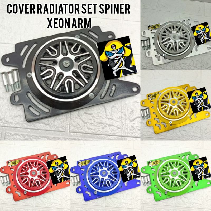 Jual Cover Radiator Arm Set Spiner Putar Motif Garis Yamaha Xeon Karbu ...
