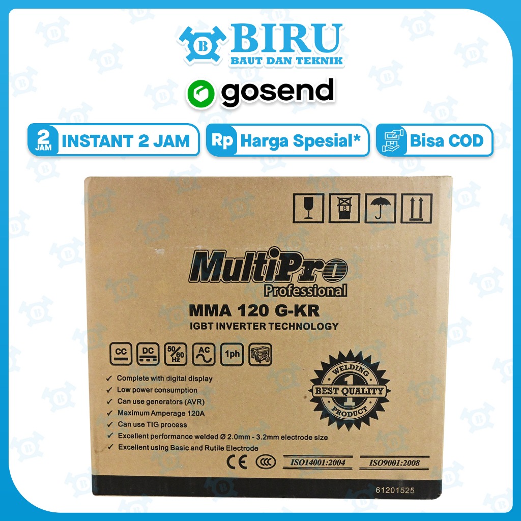 Jual MultiPro Mesin Las MMA 120 G-KR / Travo Las Inverter 120 A ...