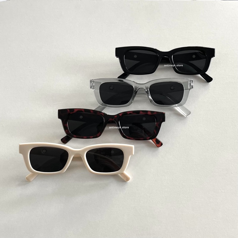 Jual Kacamata Hitam Korea Retro Vintage Sunglasses Unisex/Pria Wanita ...