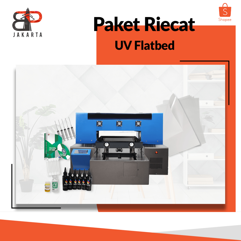 Jual PAKET PRINTER RIECAT UV FLATBED | Shopee Indonesia