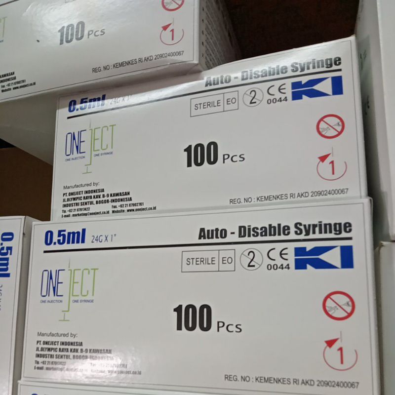 Jual one ject 0.5ml 24g x 1