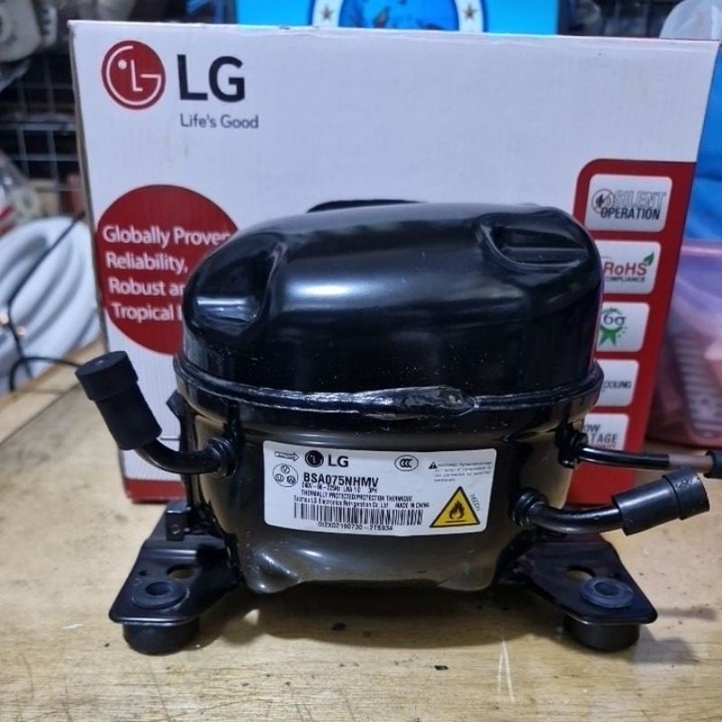 Jual Kompresor kulkas LG INVERTER BSA075NHMV R600a | Shopee Indonesia