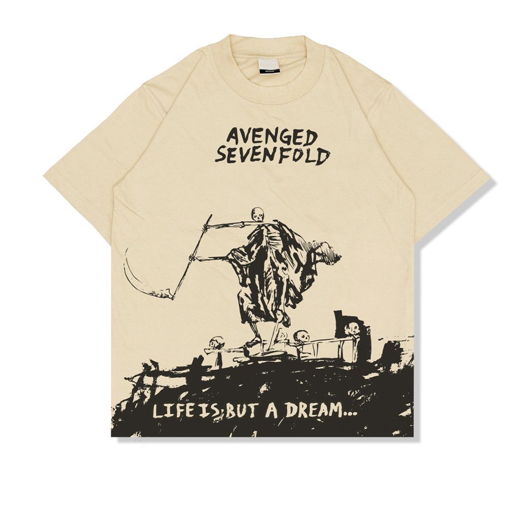 Jual T-Shirt Merchandise A7X Avenged Sevenfold Life Is But a Dream Abum ...