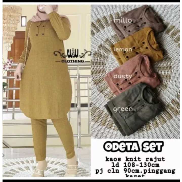 Jual LD 110 120 130CM XL XXL XXXL BAJU SETELAN WANITA DEWASA SET