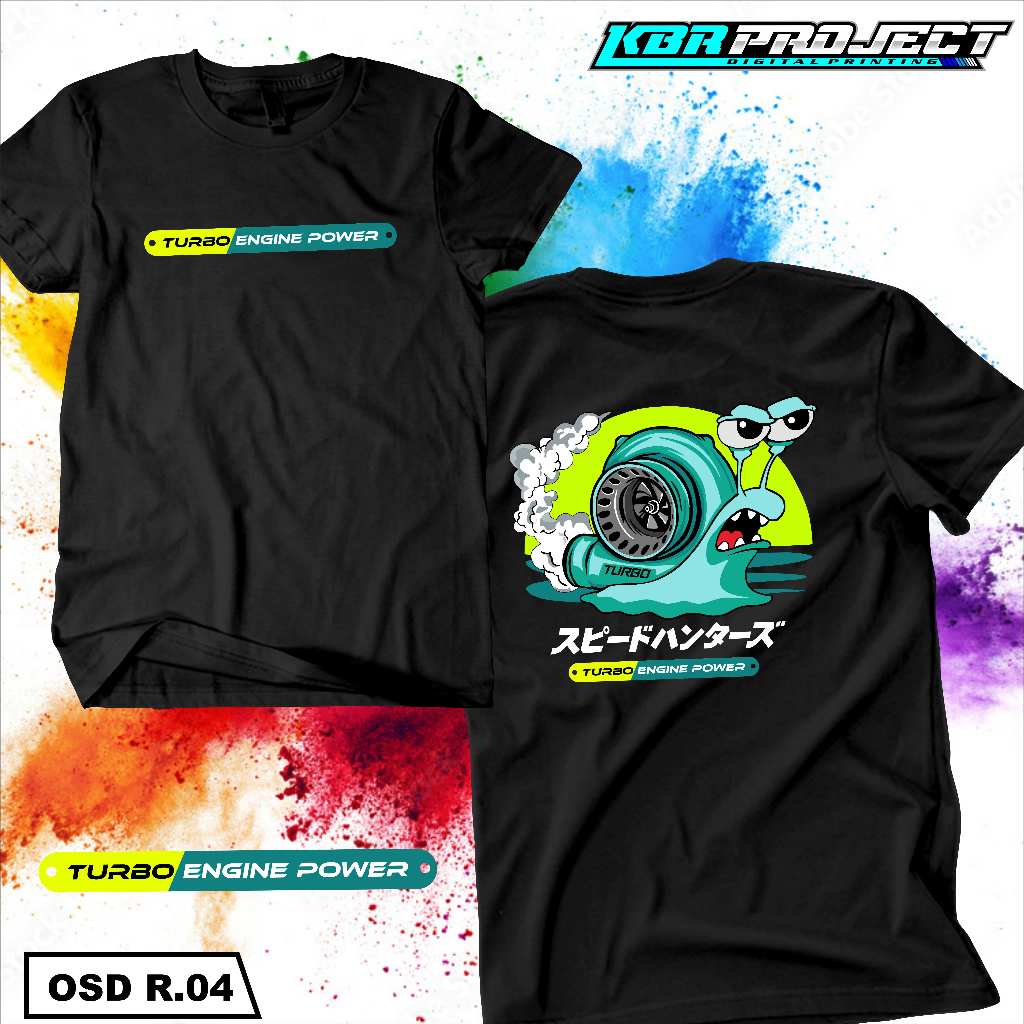 Jual BAJU KAOS JDM TURBO SNAIL GARRY OTOMOTIF CUMI DARAT ENGINE DIESEL ...