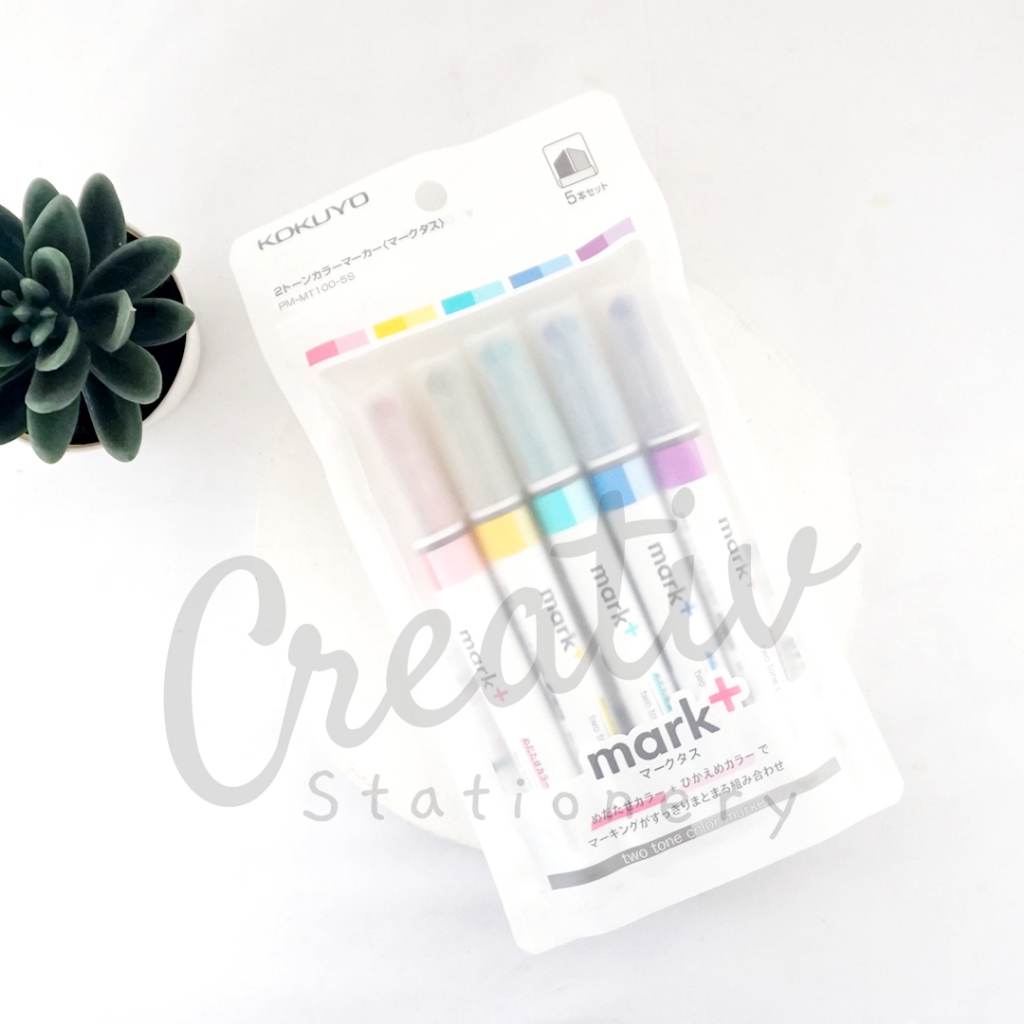 Jual Kokuyo Mark+ Two Tone Color Highlighter Mt100 | Shopee Indonesia