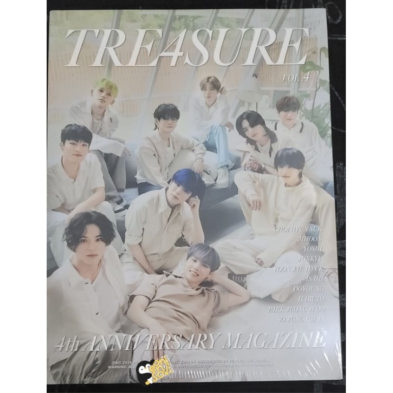 TREASURE 4th ANNIVERSARY MAGAZINE - YG SELECT