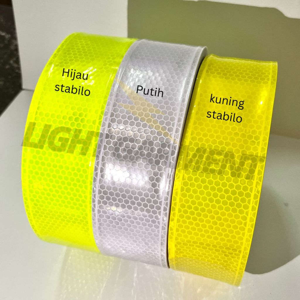 Jual Pita Skotlet / Scotchlite / Scotlight Plastik PVC Sarang Tawon ...