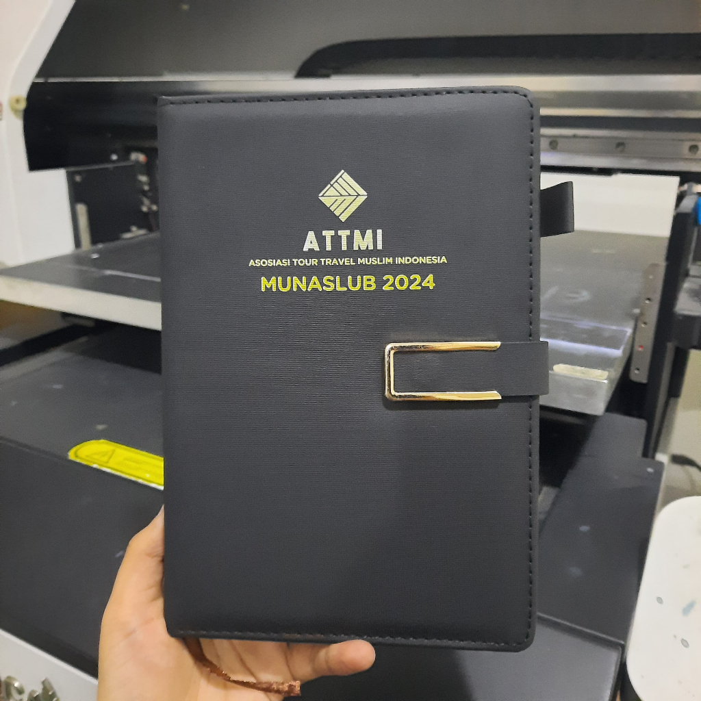 Jual Buku Agenda Catatan Kerja Binder Map Kertas A5 Custom Print UV ...
