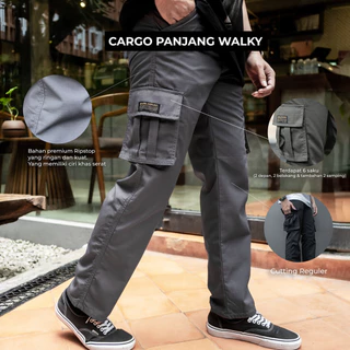 BAPIN Celana Cargo Panjang Pria Walky - Long Cargo Pants