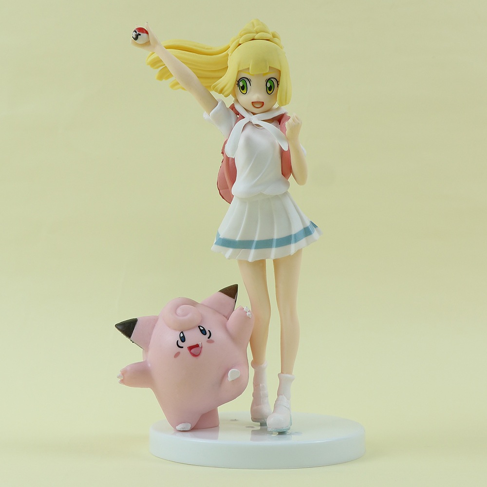 Jual action figure pokemon clefairy and trainer | Shopee Indonesia