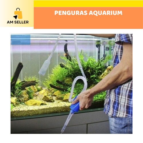 Jual Alat Penguras Air Aquarium Cleaner Pump Siphon Manual