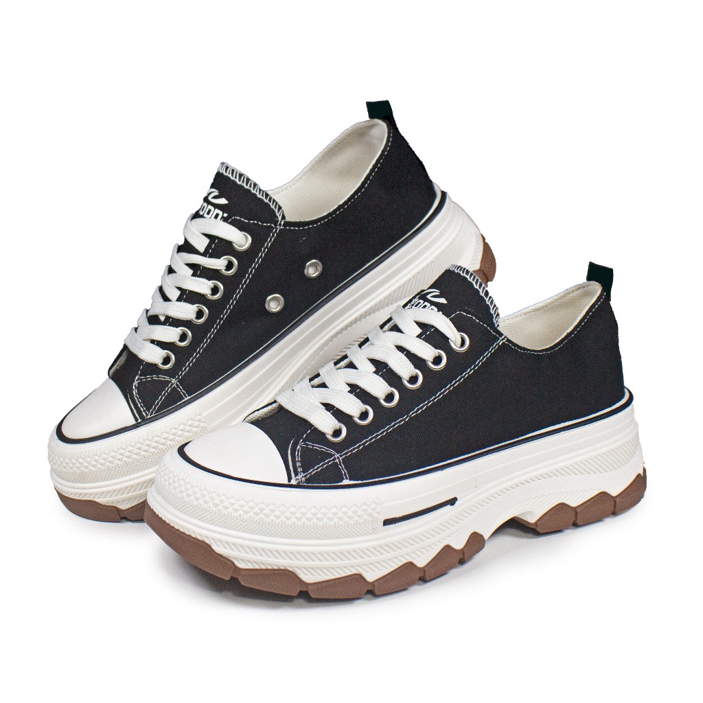 Jual Zeodda X Tokyo Sepatu Sneakers Casual Canvas High Wanita 1094