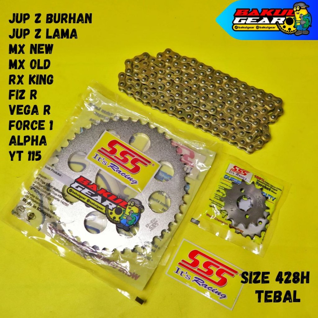 Jual Gear set SSS RX King FizR Jupiter Z MX OLD MX NEW F1zR Vega R FIZ ...