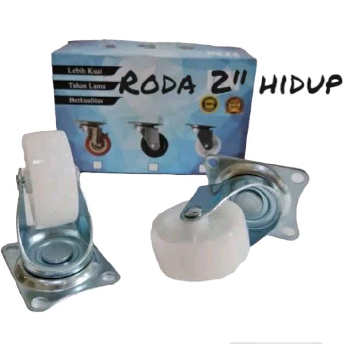 Jual RODA NYLON PUTIH 2