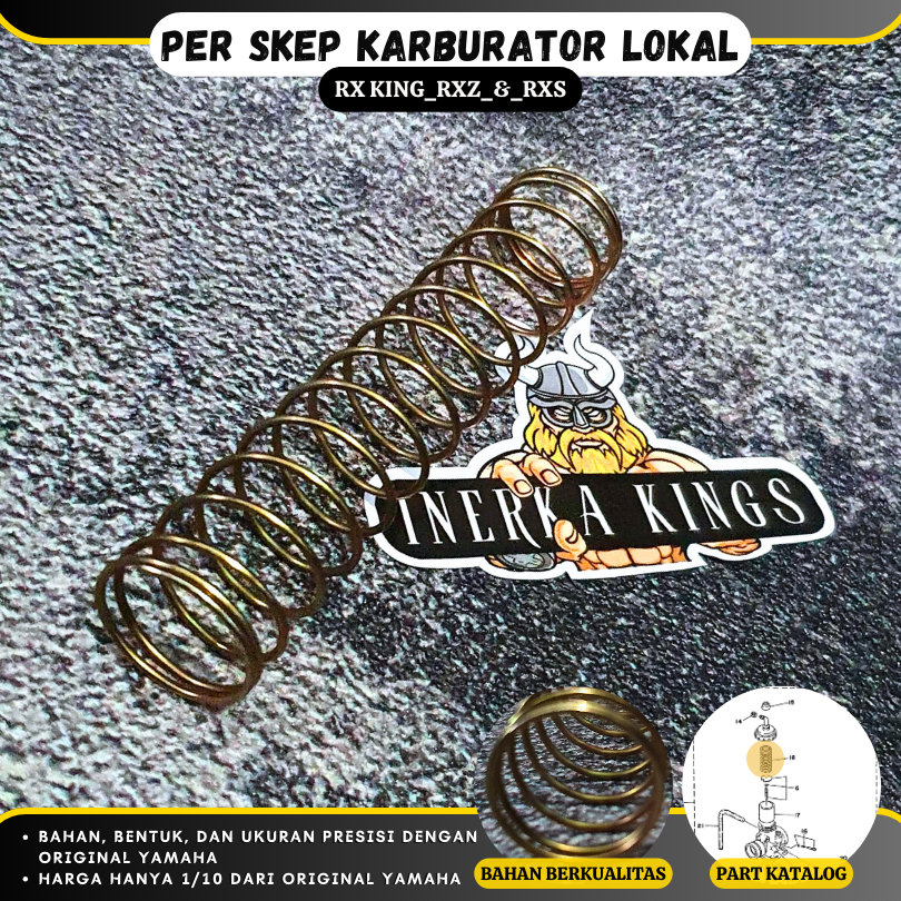 Jual Pir Per Skep Karburator Karbu RX King RXK RXS RXZ LOKAL | Shopee ...