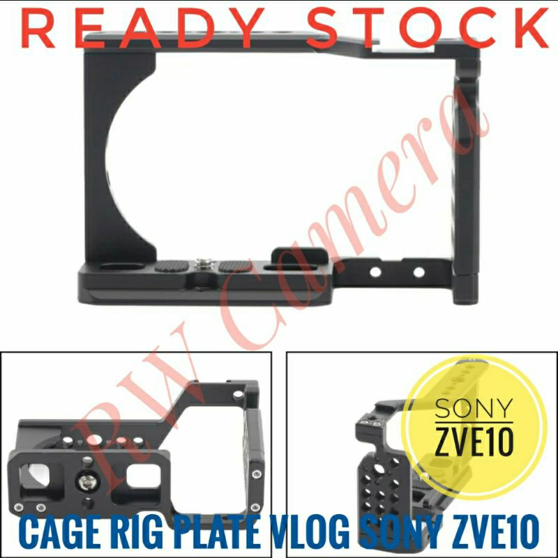 Jual Cage Rig Camera Sony ZV-E10 ZVE10 Hand Grip Bracket Braket Tripod ...