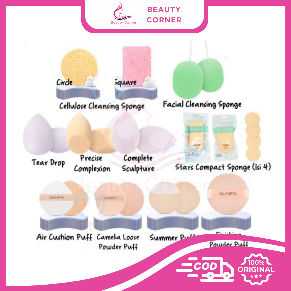 Jual GLAMFIX Fabulous Beauty Sponge | Shopee Indonesia
