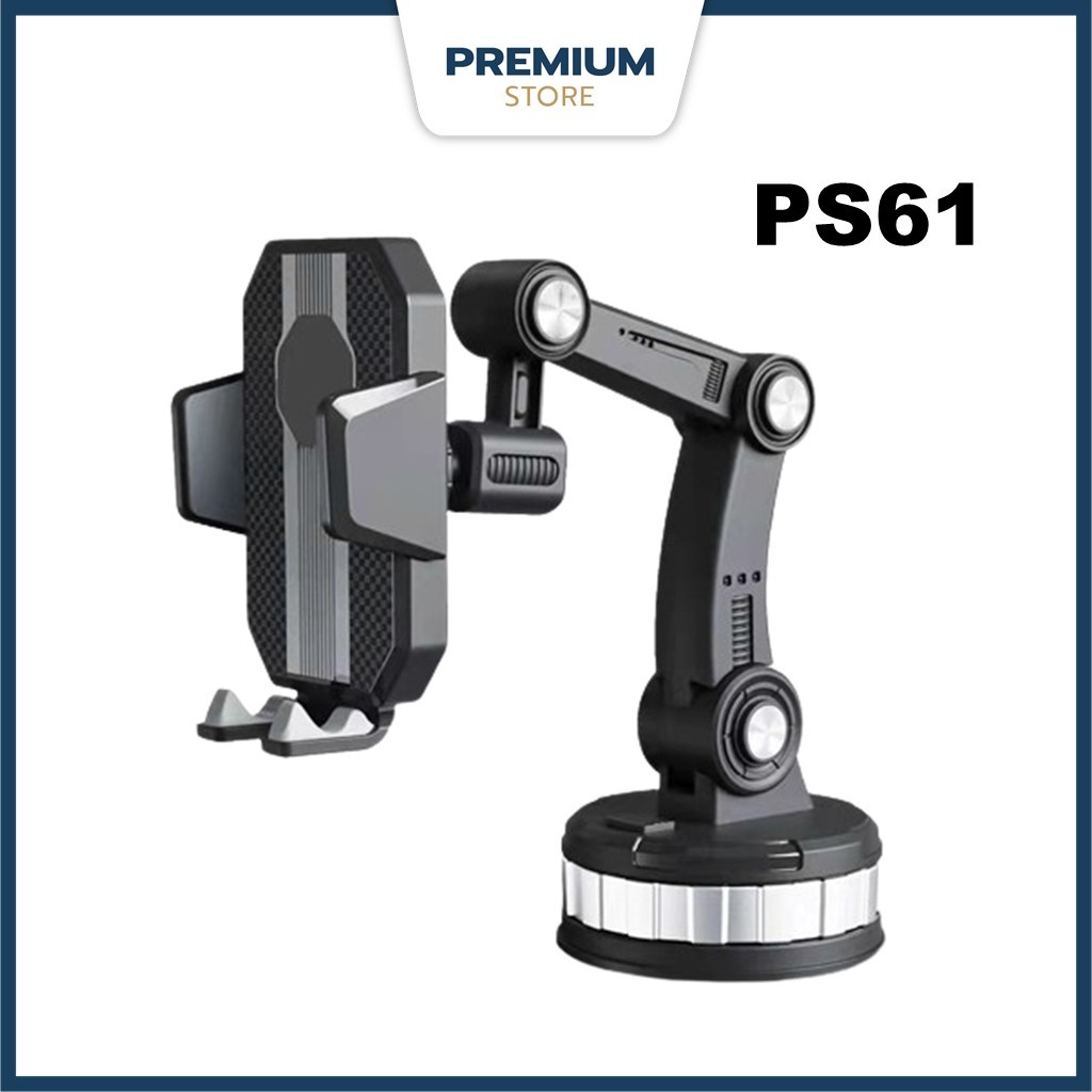 Jual Holder mobil PS61 Stand handphone mobil Dashboard alat penyangga ...