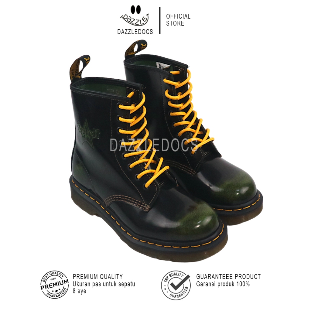 Jual Tali sepatu Dr Martens 8 hole kuning - 1460 Laces tali docmart 8 ...