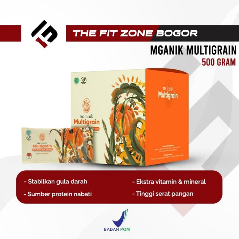Jual mGanik Multigrain 500 Gram 1 Box 20 Sachet Penurun Gula Darah ...