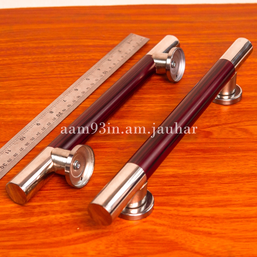 Jual handle pintu rumah 33 cm tarikan pintu bulat gagang pintu kayu ...