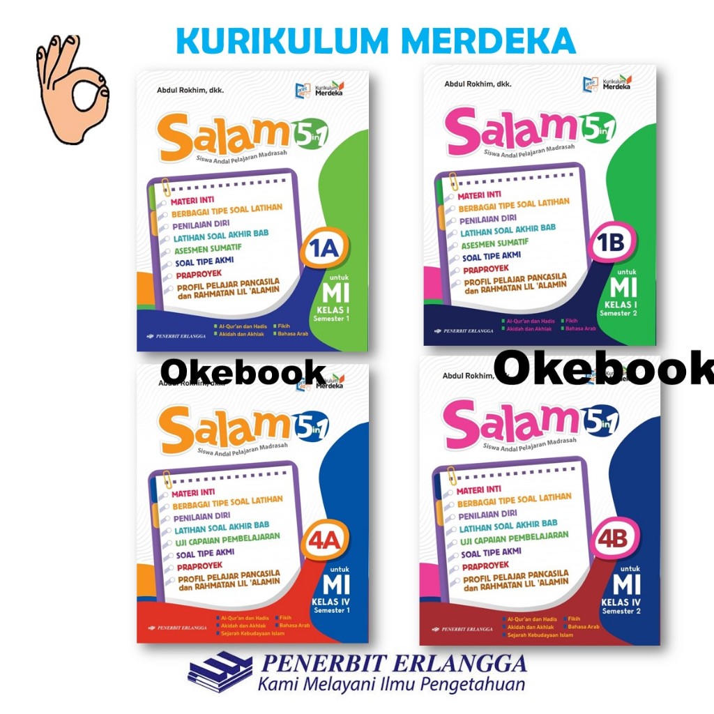 Jual Salam 5IN1Kelas 1 2 3 4 5 6 MI Jlid A B - Kurikulum Merdeka ...