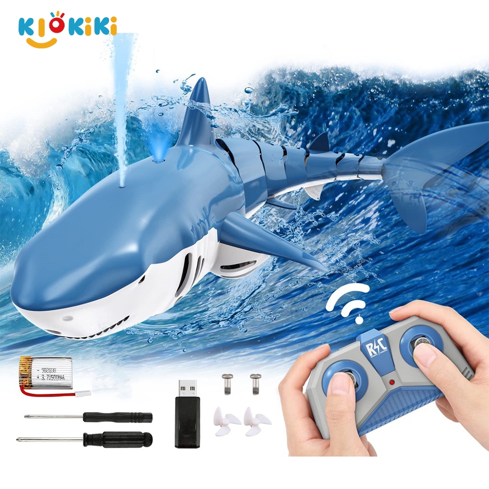 Jual KiKiTOY Ikan Hiu Remote Control Air RC Shark Monster RC Mega ...