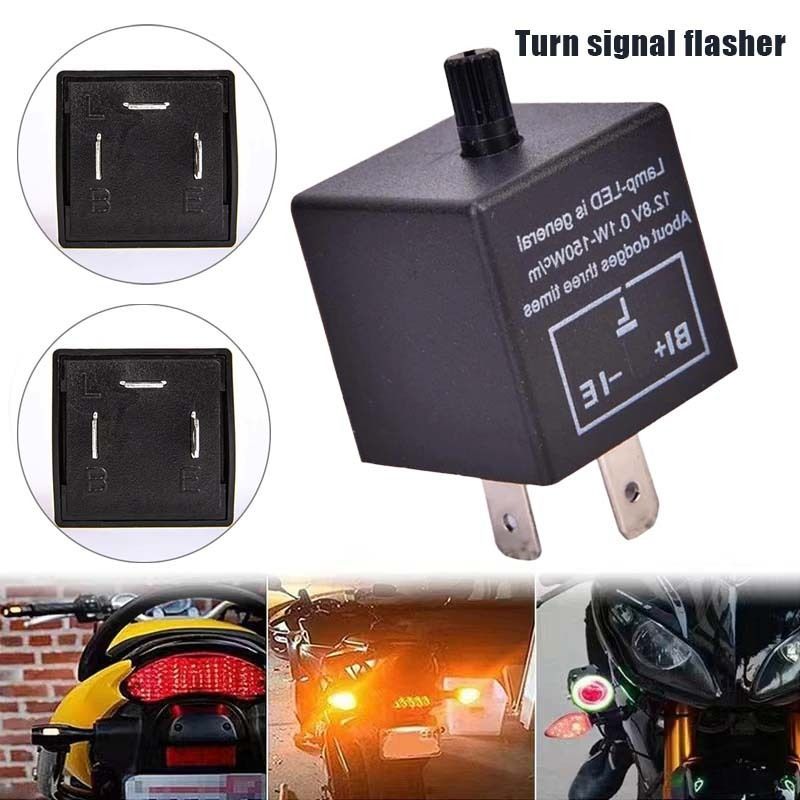 Jual Relay Flasher Mobil 3 Kaki Flasher Sein Cepat 3-Pin Adjustable ...