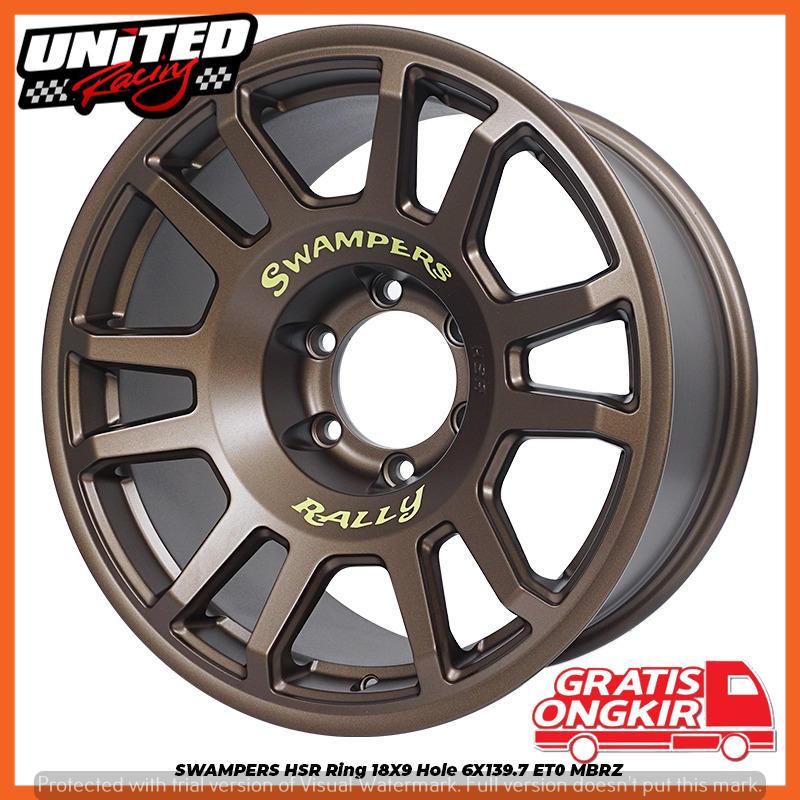 Jual VELG RALLY MOBIL R18 FORTUNER HARDTOP STRADA TRITON DMAX ISUZU MUX ...