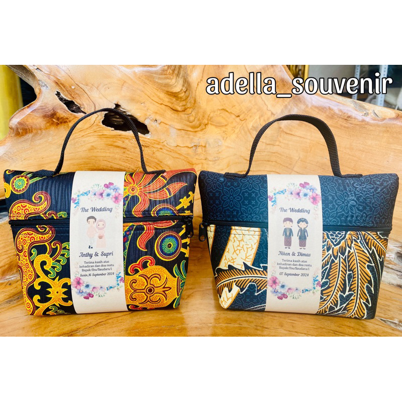 Paket 10 Pcs Souvenir handbag batik souvenir wedding aqiqah khitanan tasyakuran haji