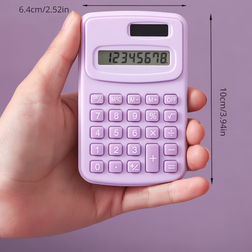 Jual Kalkulator Mini 8 Digit, Ukuran Saku, Warna-Warna Lucu | Shopee ...