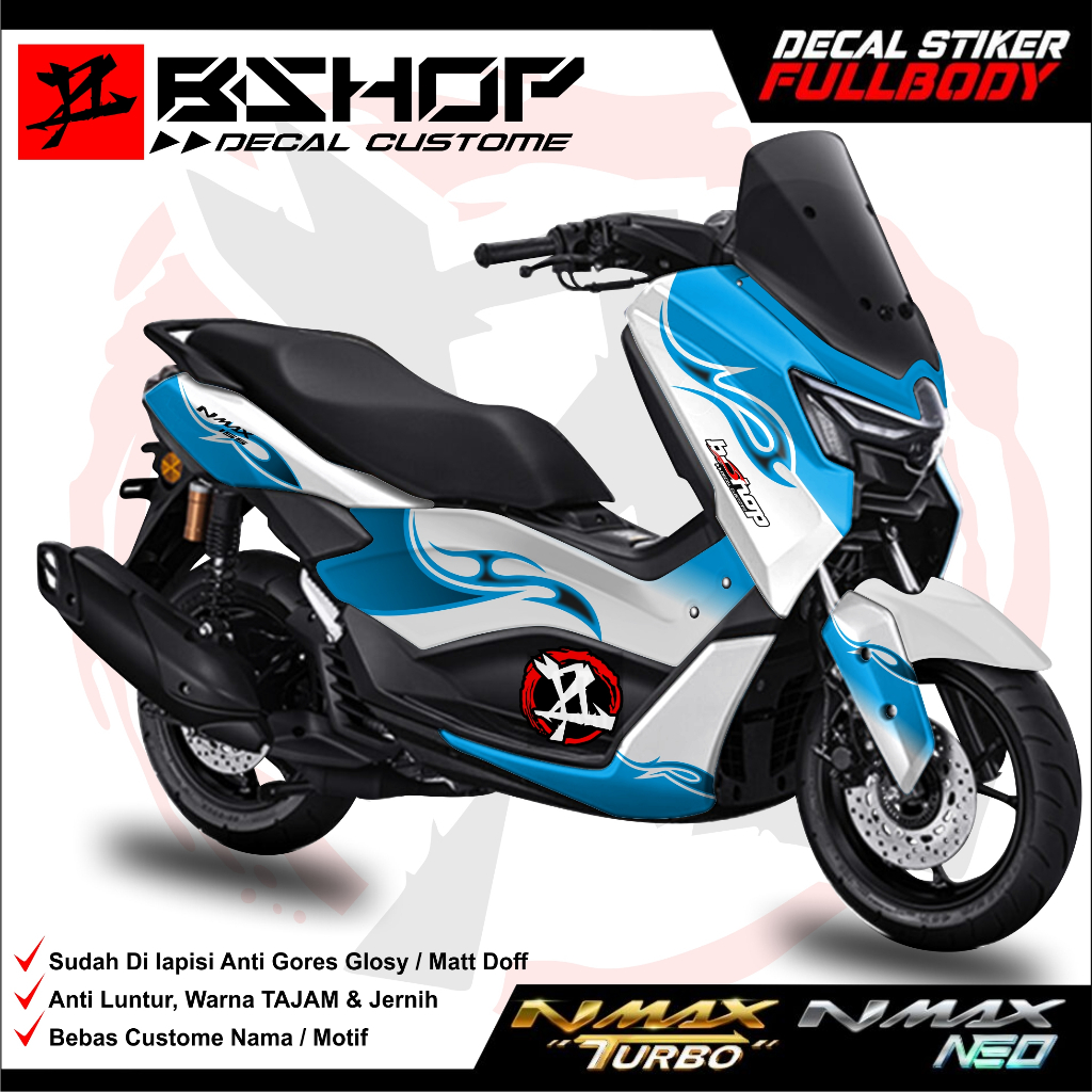 Jual Sticker decal full body nmax turbo - nmax neo 2024 motif grafis ...