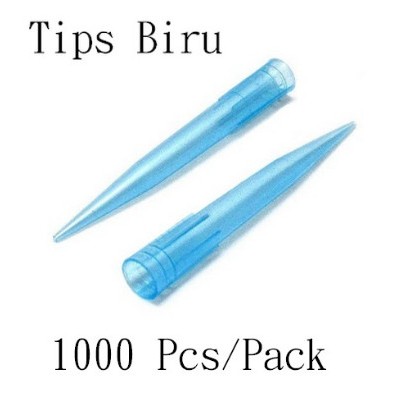 Jual Tips / Tip Micropipet / Blue Tips / Tip Biru Isi 1000 Pcs/Pack Lab ...