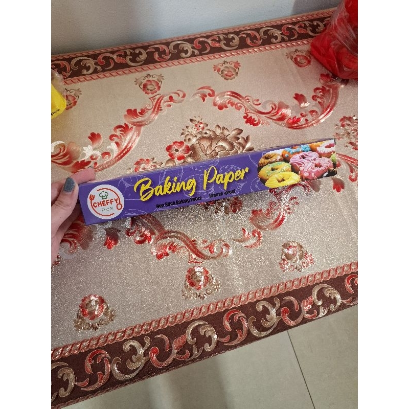 Jual Baking Paper Cheffy 30cm x 5m Kertas Kue/Kertas Roti/Kertas Baking ...