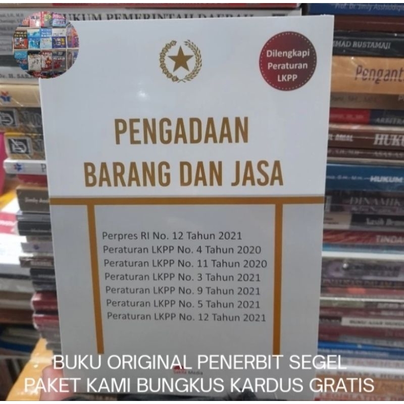 Jual Buku Original Pengadaan Barang dan Jasa Dilengkapi Peraturan LKPP ...