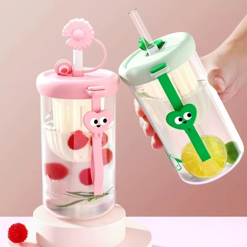  Gelas Tumbler Dengan Sedotan Milk Cup