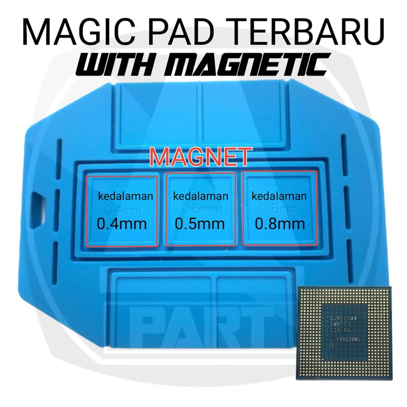 Jual MAGIC PAD TERBARU WITH MAGNETIC ORIGINAL ALAS PLAT BGA KARPET IC ...