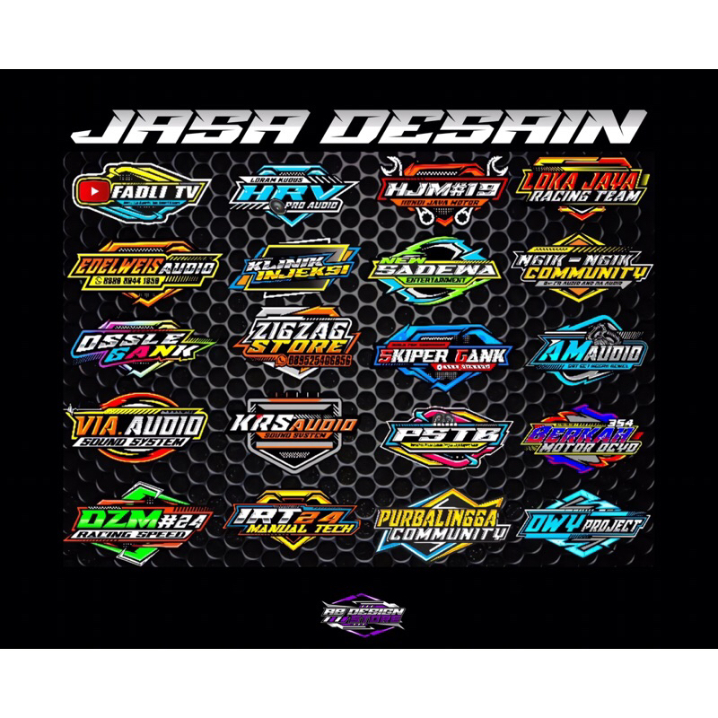 Jual JASA DESAIN LOGO RACING DAN SOUND SYSTEM | Shopee Indonesia