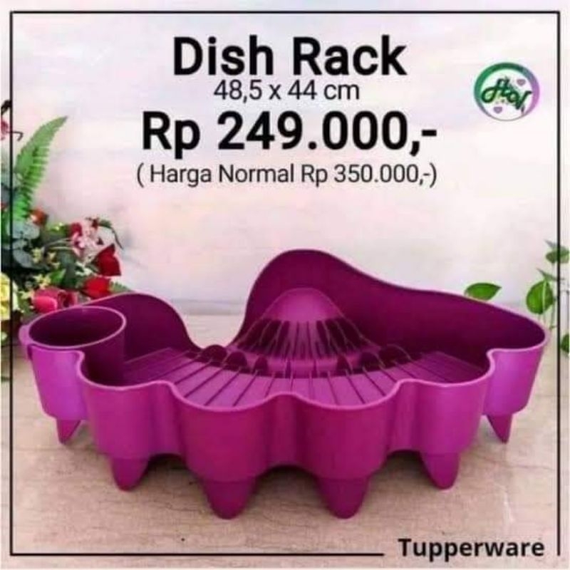 Jual Tupperware dish rack / rak cuci piring jumbo | Shopee Indonesia