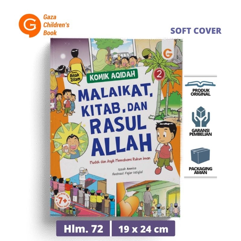 Jual Komik Aqidah: Malaikat, Kitab, dan Rasul Allah - Insani Kids ...