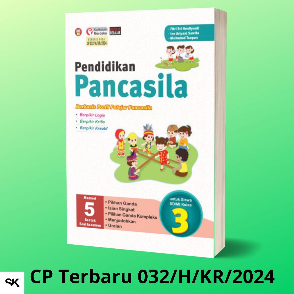 Jual Buku Pendidikan Pancasila SD/MI Kelas 3 Kurikulum Merdeka CP ...