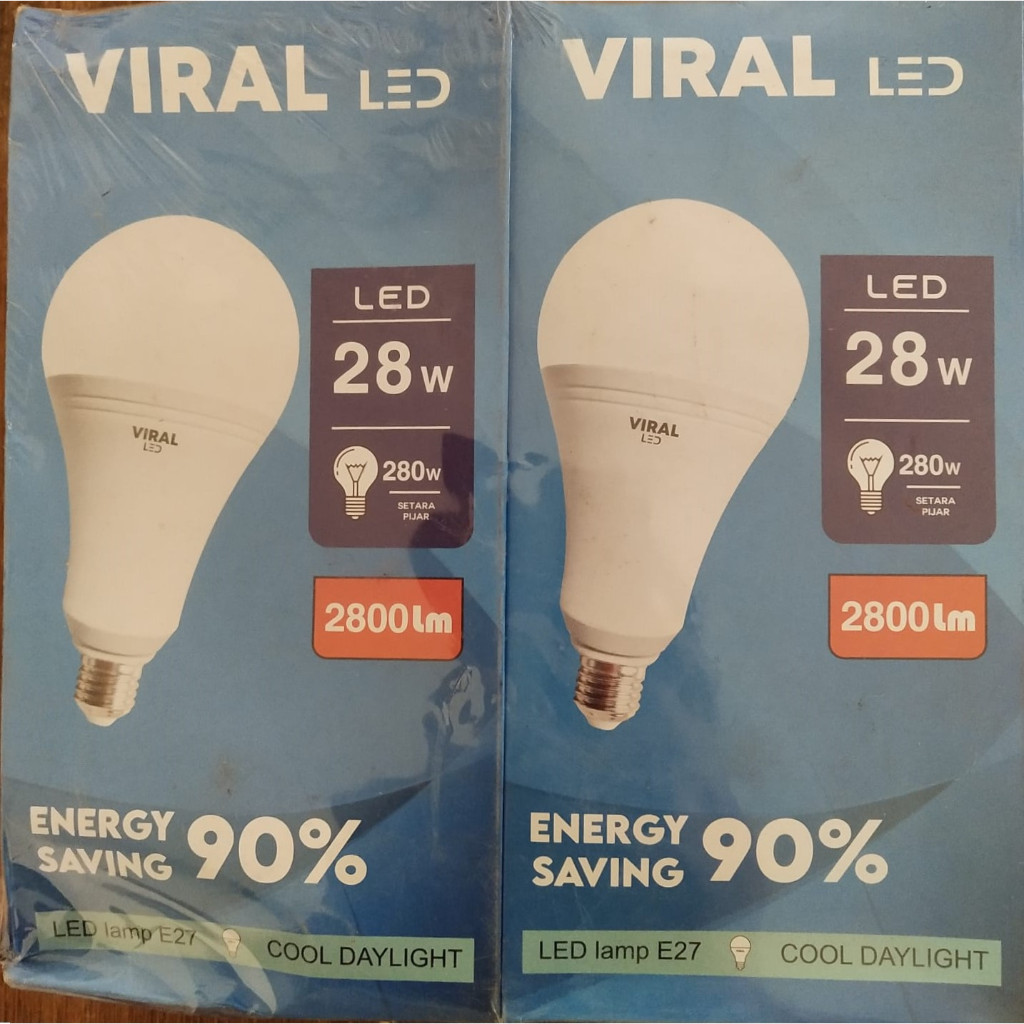 Jual Lampu LED Viral 28 Watt Putih ( Cool Daylight ) | Shopee Indonesia