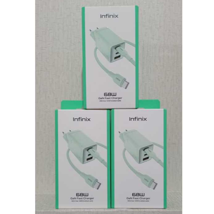 Jual Infinix GaN 68W Fast Charger (2C1A) | Shopee Indonesia